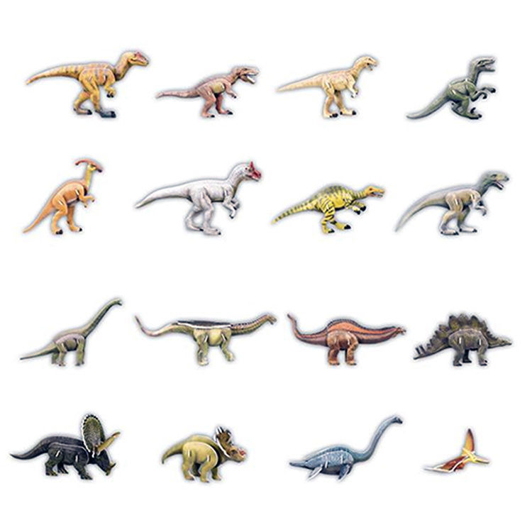 Adora 16 Style d'un ensemble 3d puzzle dinosaure modèle de papier Adorable assemblage 