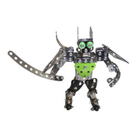 Metal Building Toy Robot #2 Meccano Style Construction Set