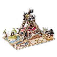 3D Puzzle Swinging Pirate Ship Ride Jigsaw