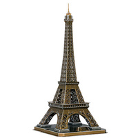 Eiffel Tower Large 3D Cardboard Puzzle 66 Piece Jigsaw