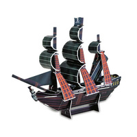 3D Puzzle The Black Pearl Mini Pirate Ship Jigsaw Model