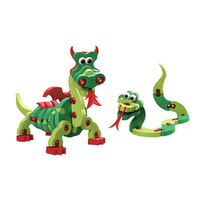 Bloco Dragons and Reptiles Construction Set