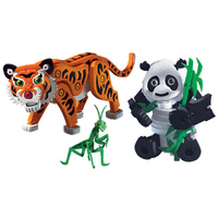 Bloco Tiger and Panda 235 Piece Building Set