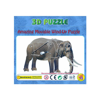 3D Wind Up Toy Puzzle Elephant