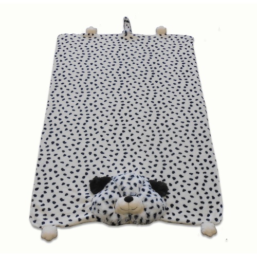 Kids Snuggle Blanket With Soft Toy Pillow Dalmatian Dog